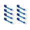 Tie 4 Safe 2" x 10' Lasso Strap w/ O Ring Auto Tie Down Wheel Lift Tow Truck Trailer Blue, 8PK TWS21-510-W9-BU-C-8 - alternate 1